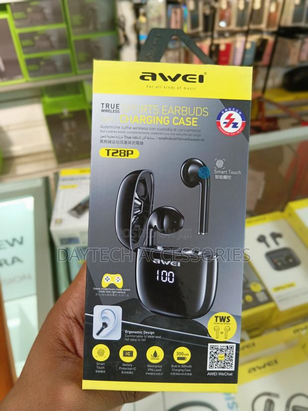 AWEI TWS T28P True Wireless Earbuds Bluetooth 5.0V - thumbnail 2