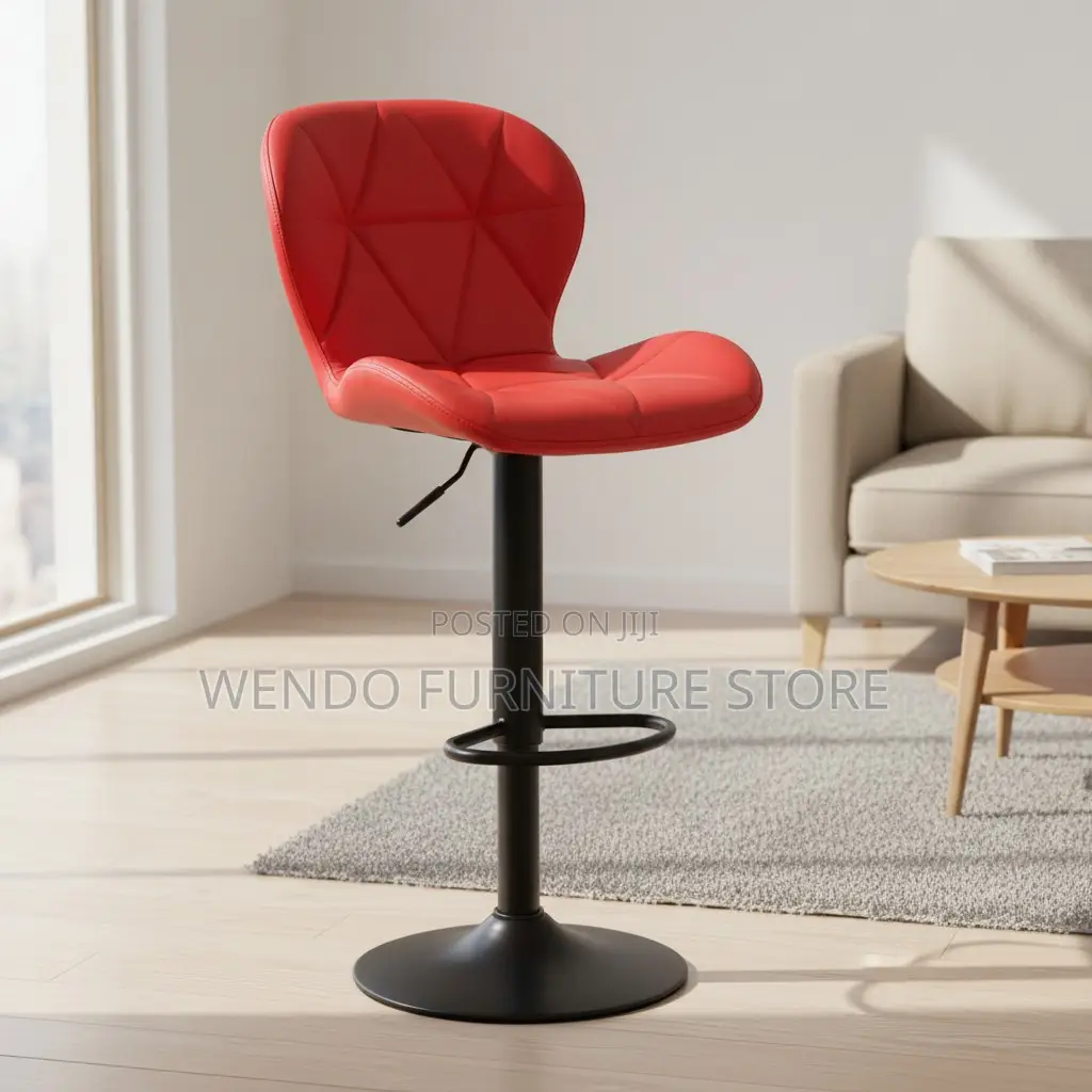 Barstools; Adjustable Home Dining Barstool With Butterfly Backrest
