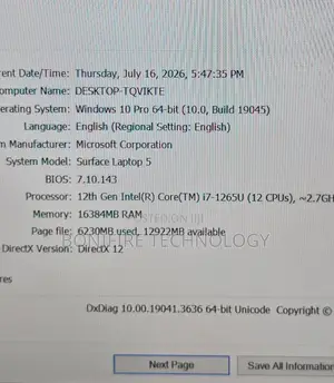 Laptop Microsoft Surface Book 16GB Intel Core i7 SSD 256GB