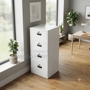 Office Cabinet; Four Lockers Each With Key Lock Office Cabinet