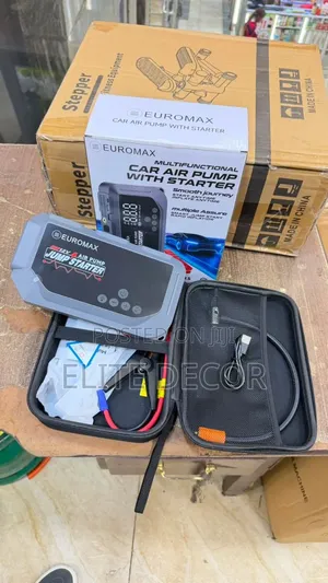 Euromax Multifunctional Car Air Pump Jump Starter Kit –