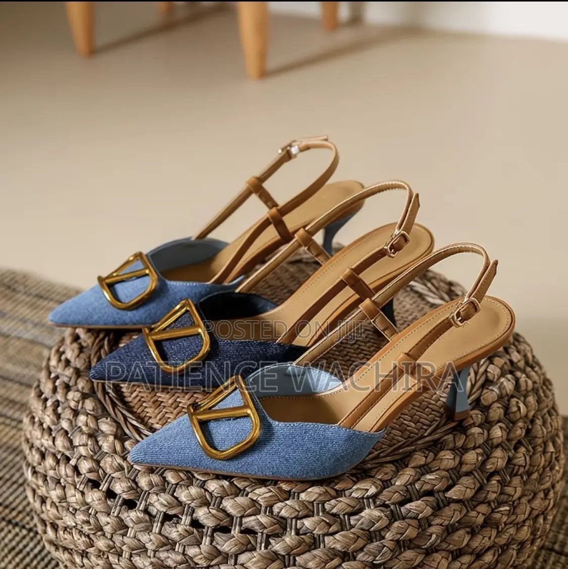 Valentino Garavani Denim Heels