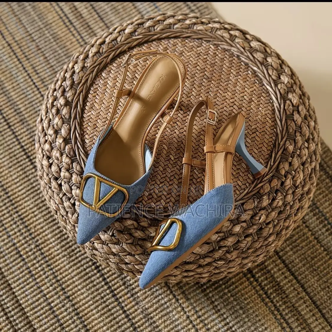 Valentino Garavani Denim Heels