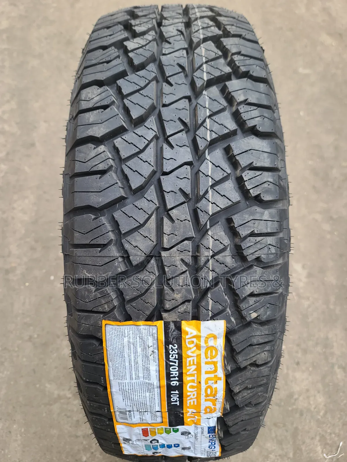 235 /70 R16 Centara Tyres 106t Adventure a/T All-Terrain