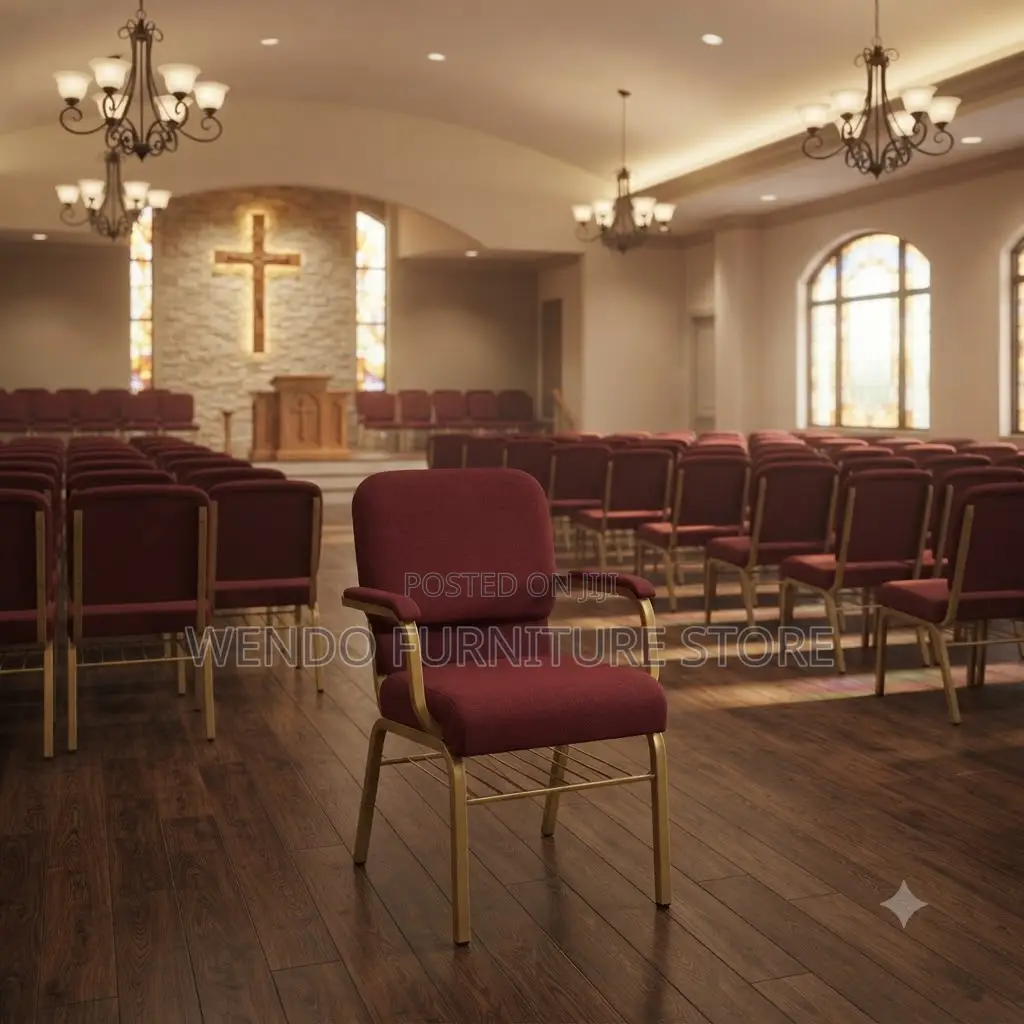 Office Chairs; Red Executive Church Events Office Chairs
