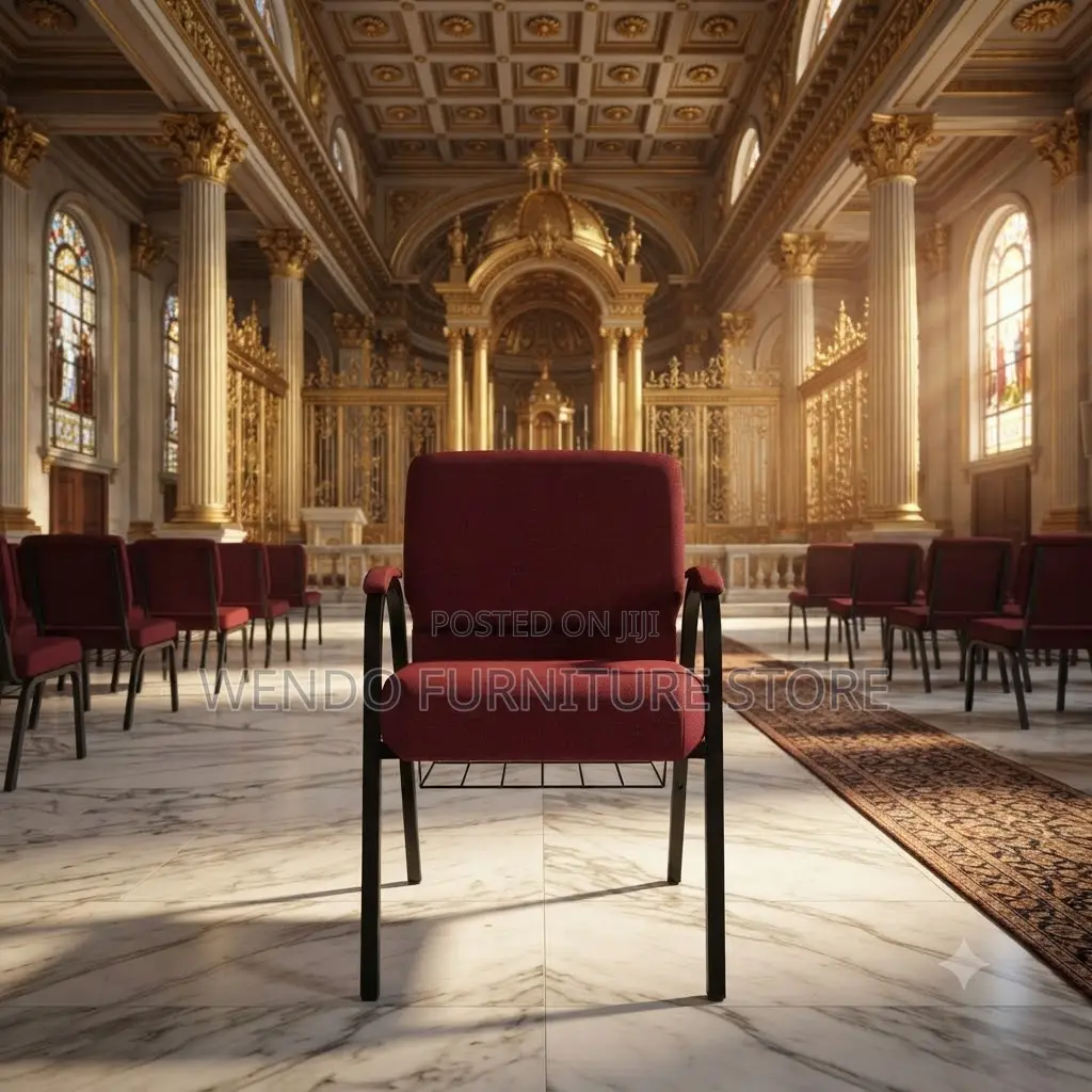 Office Chairs; Red Executive Church Events Office Chairs