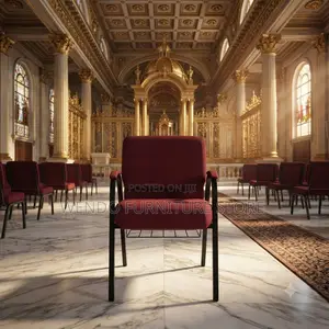 Office Chairs; Red Executive Church Events Office Chairs
