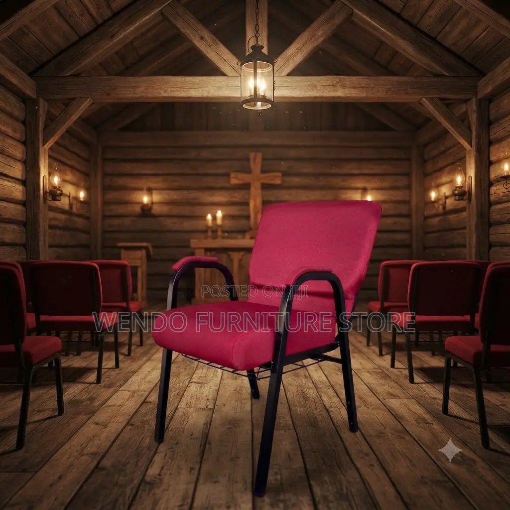 Office Chairs; Red Executive Church Events Office Chairs