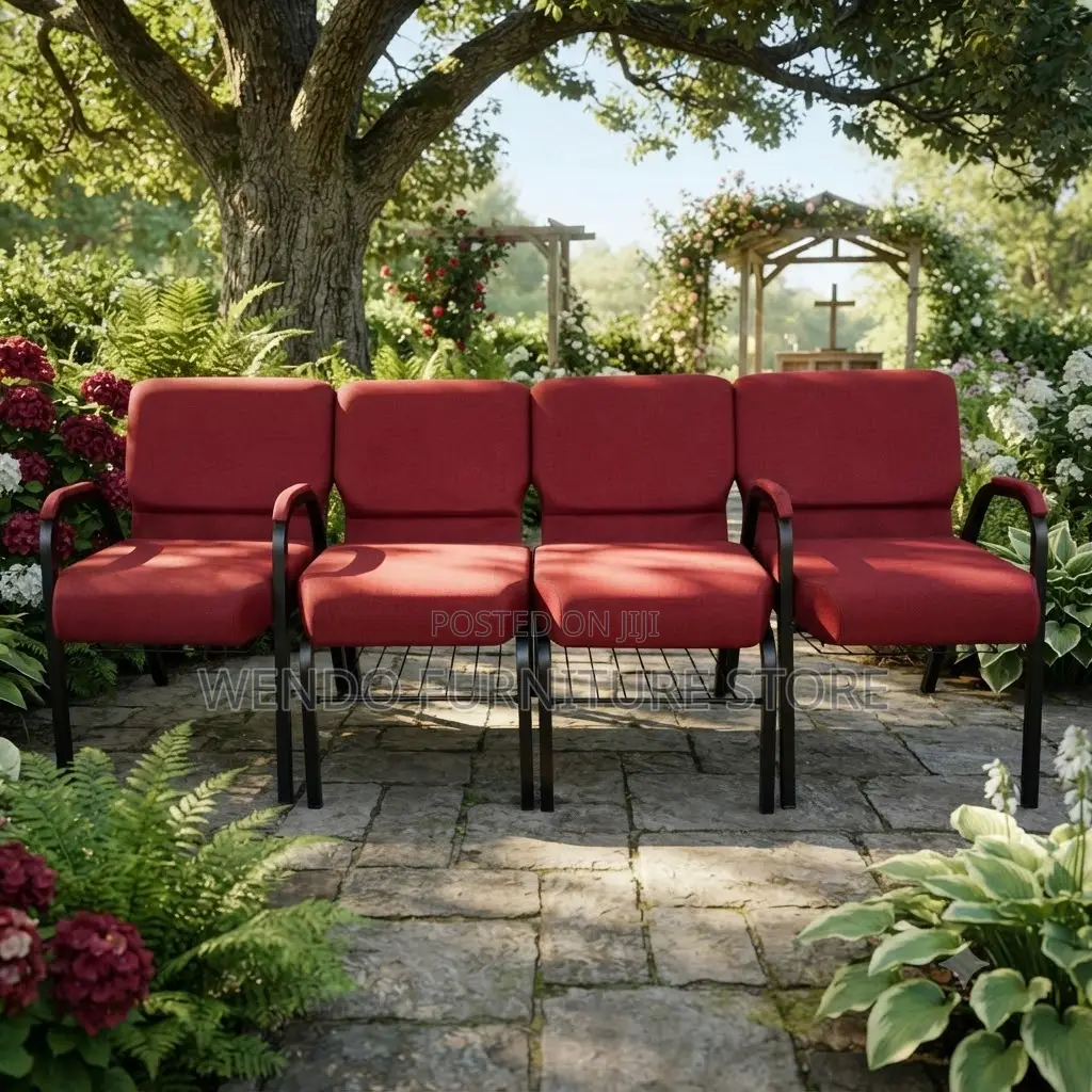 Office Chairs; Red Executive Church Events Office Chairs