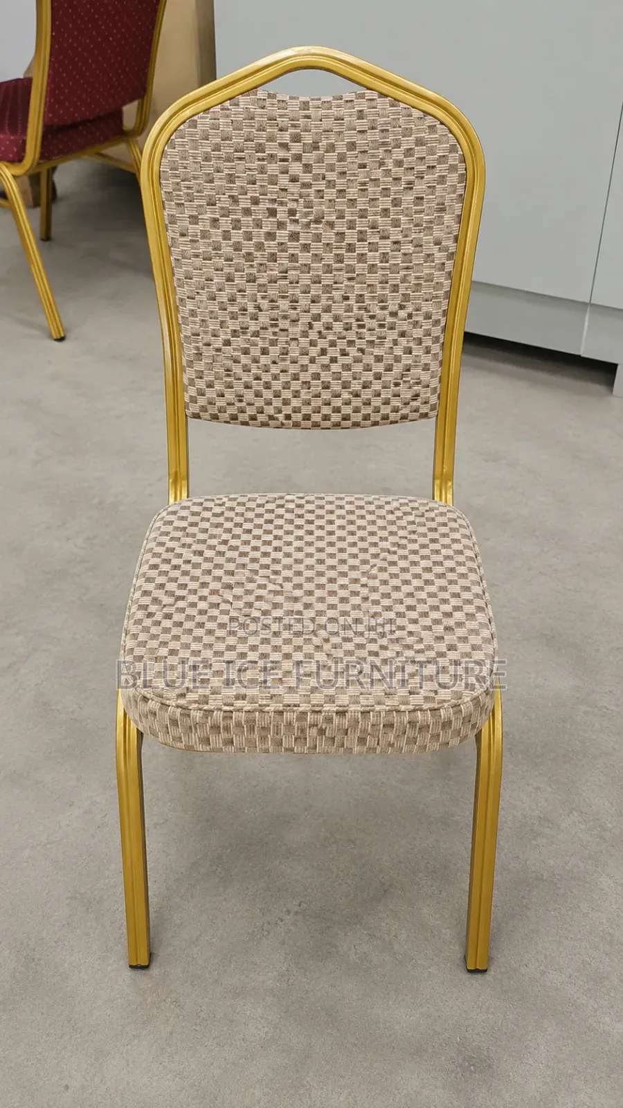 Beige Banquet Chair