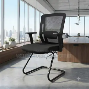 Office Chairs; Mid Back Mesh Office Chairs With Sled Basement
