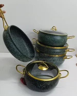 9 PCS Granite Cookware Set