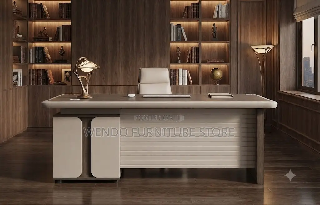 Office Desk; 1.4 Meters Executive Pneumatic Home Office Desk