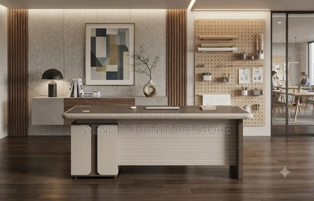 Office Desk; 1.4 Meters Executive Pneumatic Home Office Desk