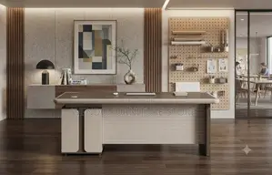 Office Desk; 1.4 Meters Executive Pneumatic Home Office Desk
