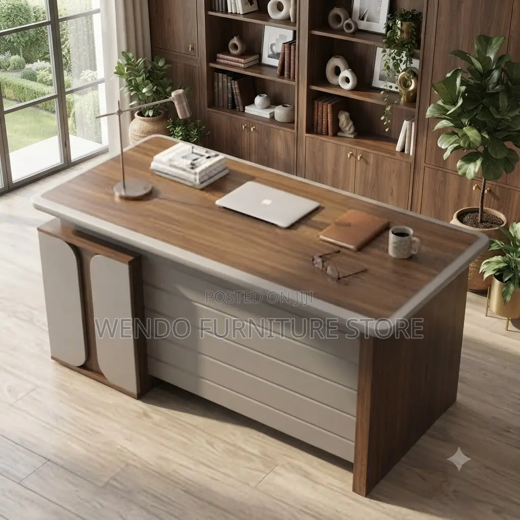 Office Desk; 1.4 Meters Executive Pneumatic Home Office Desk