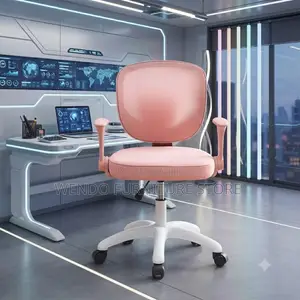 Office Chairs; Mid Back Pink Clerical Home Office Chair