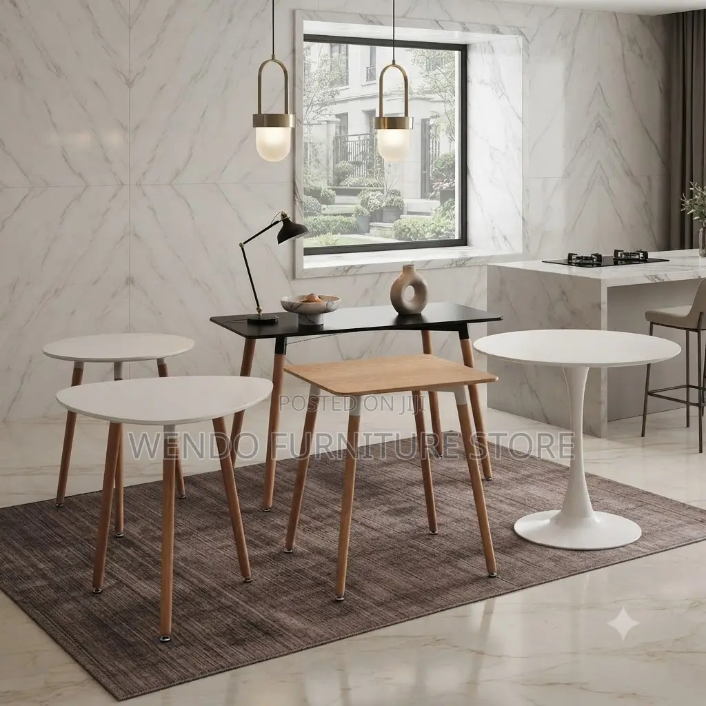 Coffee Table; Round Marble Home Office Perfect Coffee Table