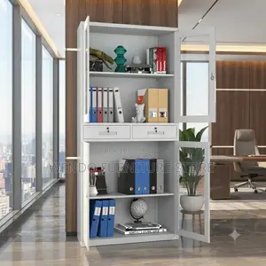 Office Cabinet; Steel Home Office Steel Two Doors Files Store Cabinet