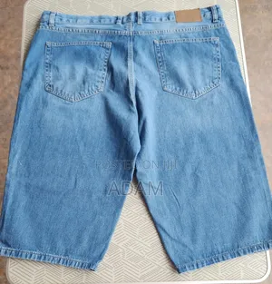 Men's Light Blue Denim Shorts