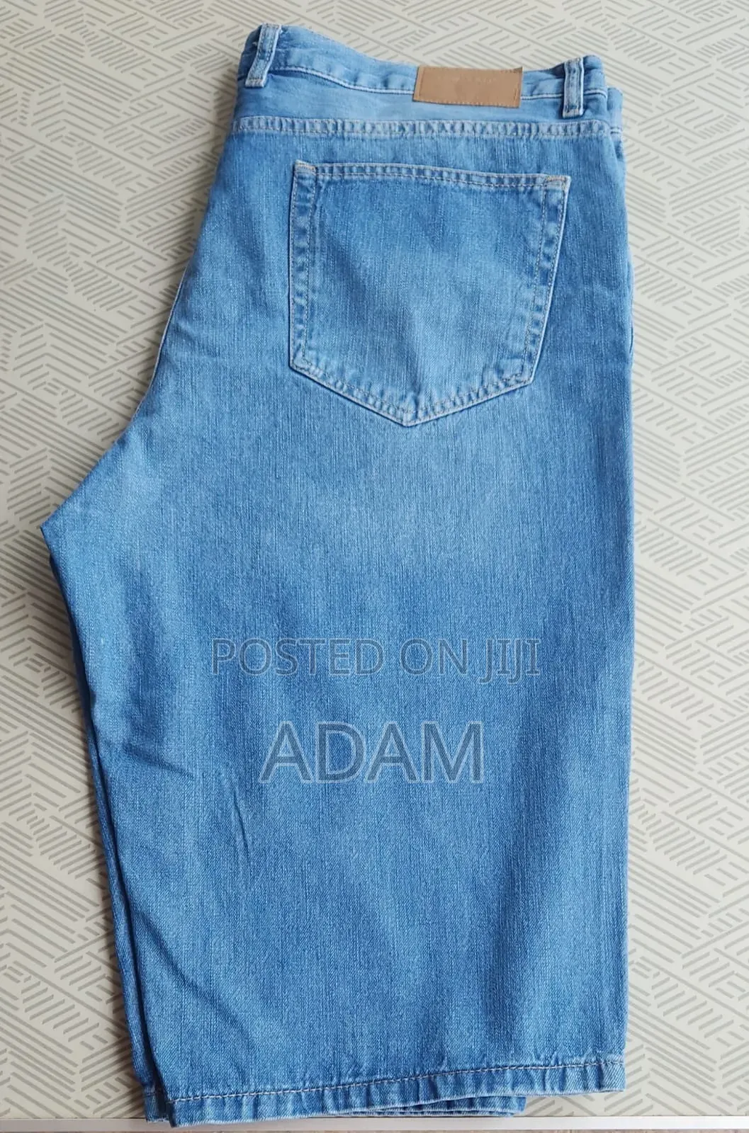 Men's Light Blue Denim Shorts