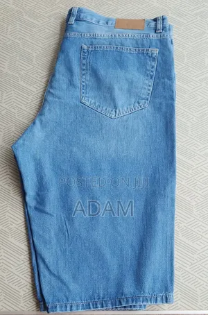 Men's Light Blue Denim Shorts