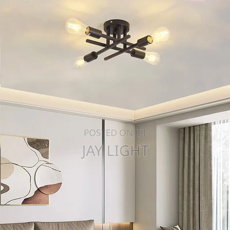 Ceiling Light - Black Satellite Ceiling Lamp for Home Interiors