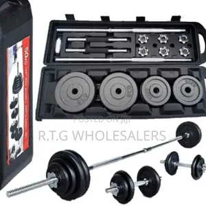 50kgs Chrome Dumbbell Set With Carry Case