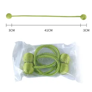 A Pair (2) No Drill Magnetic Curtain Tiebacks