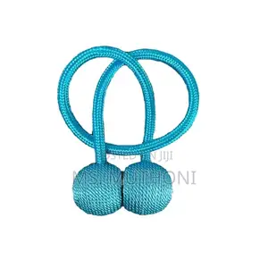 A Pair (2) No Drill Magnetic Curtain Tiebacks