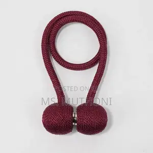A Pair (2) No Drill Magnetic Curtain Tiebacks