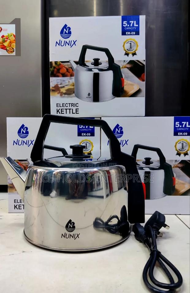 Nunix 5.7 Litres Electric Water Kettle - Stainless Steel