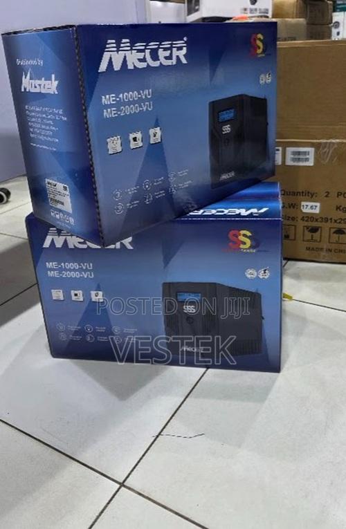 Mecer 1KVA UPS for Office Equipment 600watts 12v2ah - main view