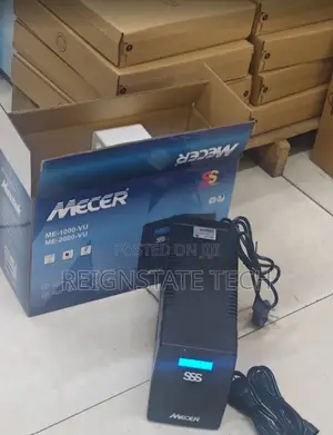 Mecer ME1000VU 1KVA Back UP Power Back UP UPS Ports With LED Display