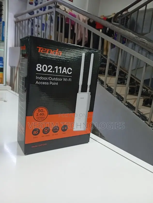 Tenda AOP1200 AC1200 Indoor Wireless Access Point With Gigabit Port