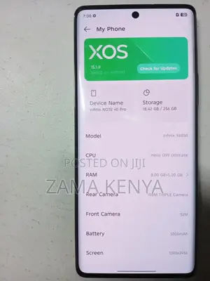 Infinix Note 40 Pro 256 GB Yellow