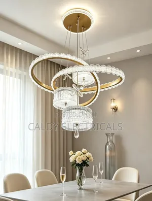 Modern Chandelier Body White