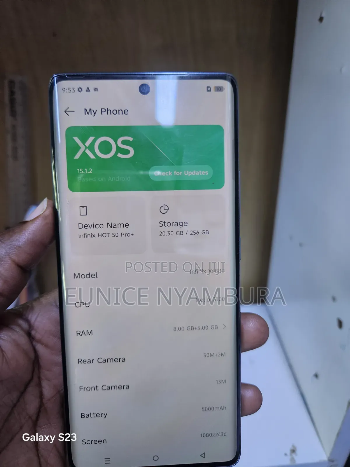Infinix Hot 50 Pro+ 4G 256 GB Gray