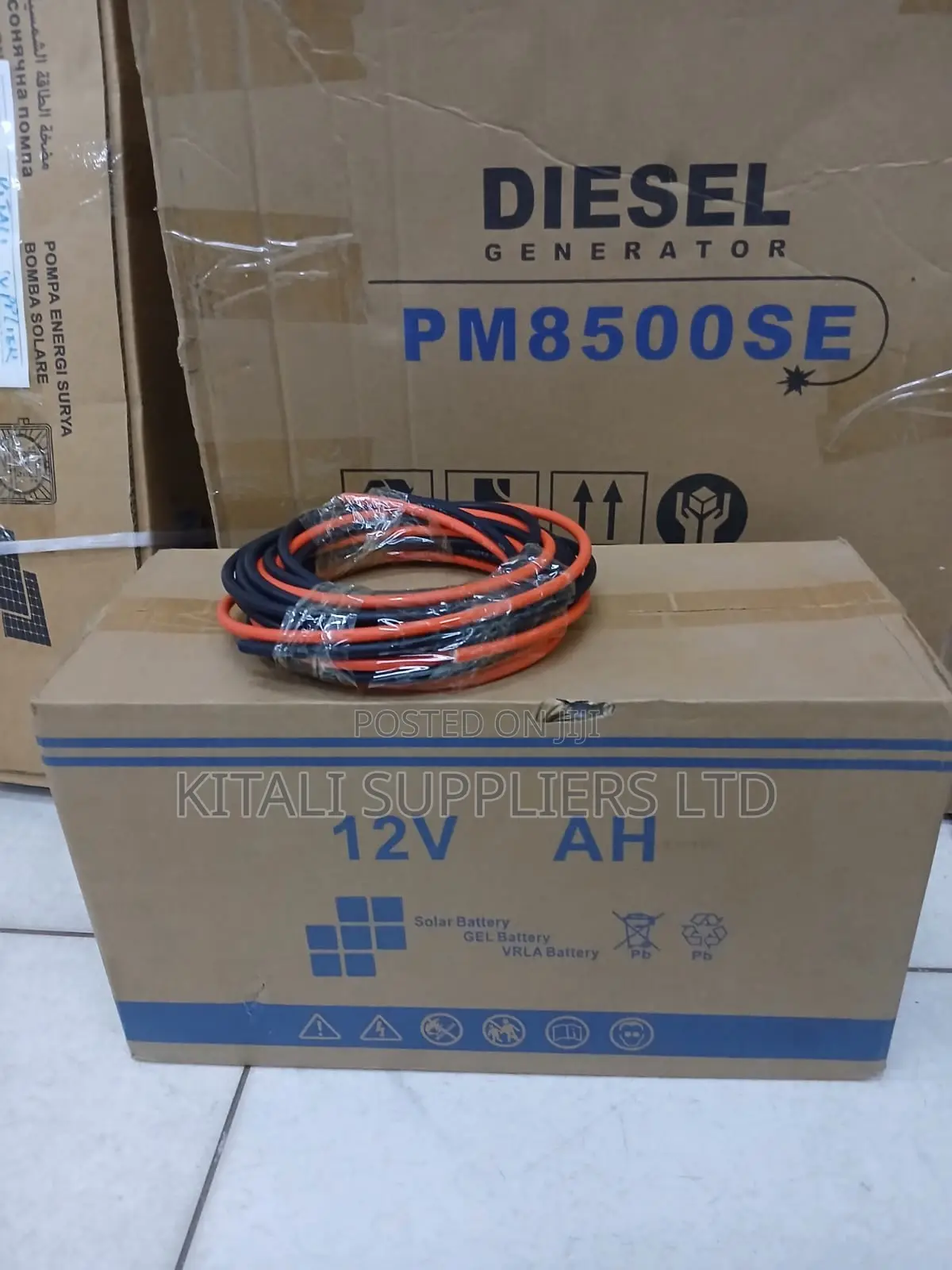 100ah Solar Battery With 10m Pv Cable