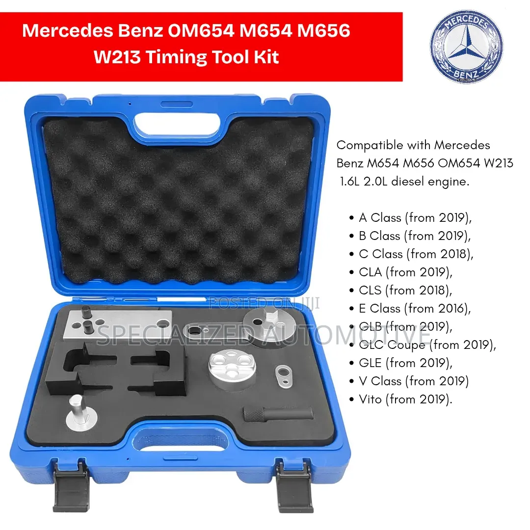 Mercedes Benz OM654 M654 M656 W213 Engine Timing Tool Kit