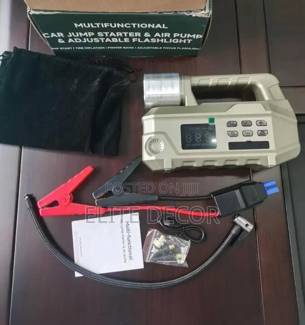 Multifunctional Car Jump Starter Air Compressor Kit - thumbnail 2