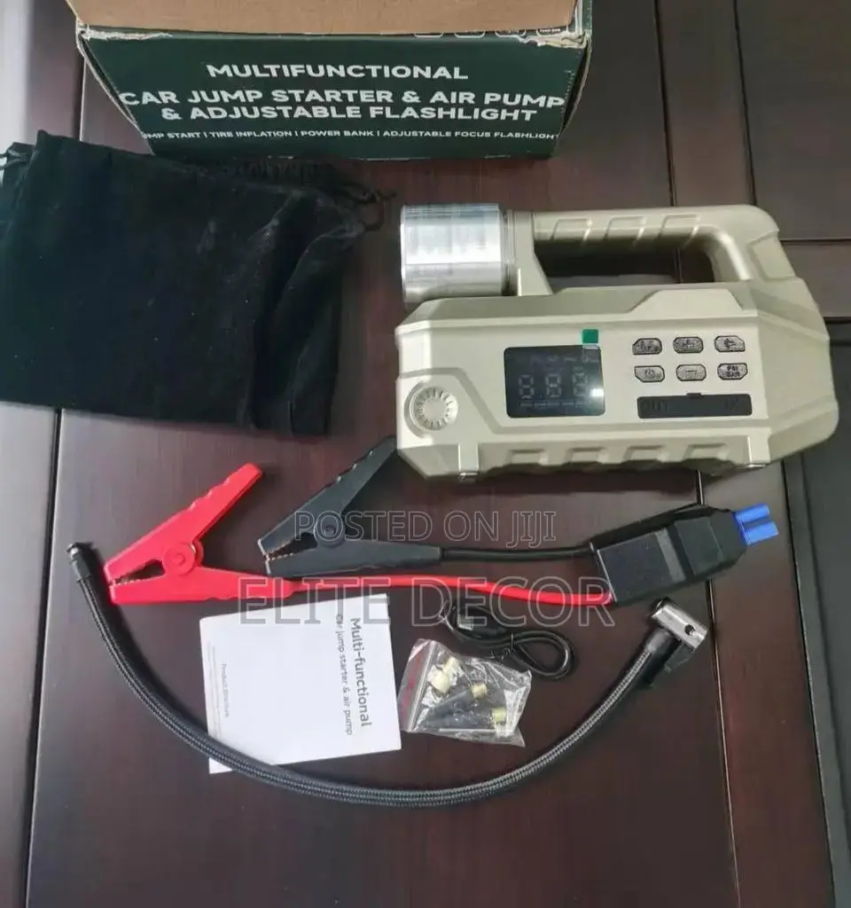 Multifunctional Car Jump Starter Air Compressor Kit