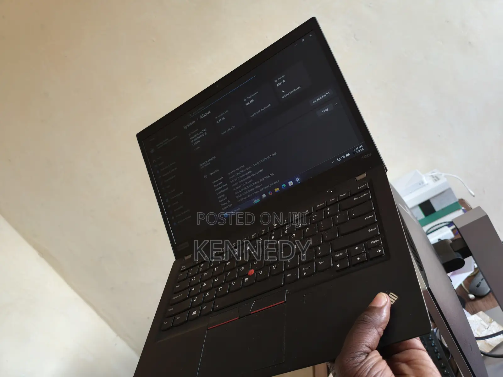 Laptop Lenovo ThinkPad T490s 8GB Intel Core i7 SSD 256GB