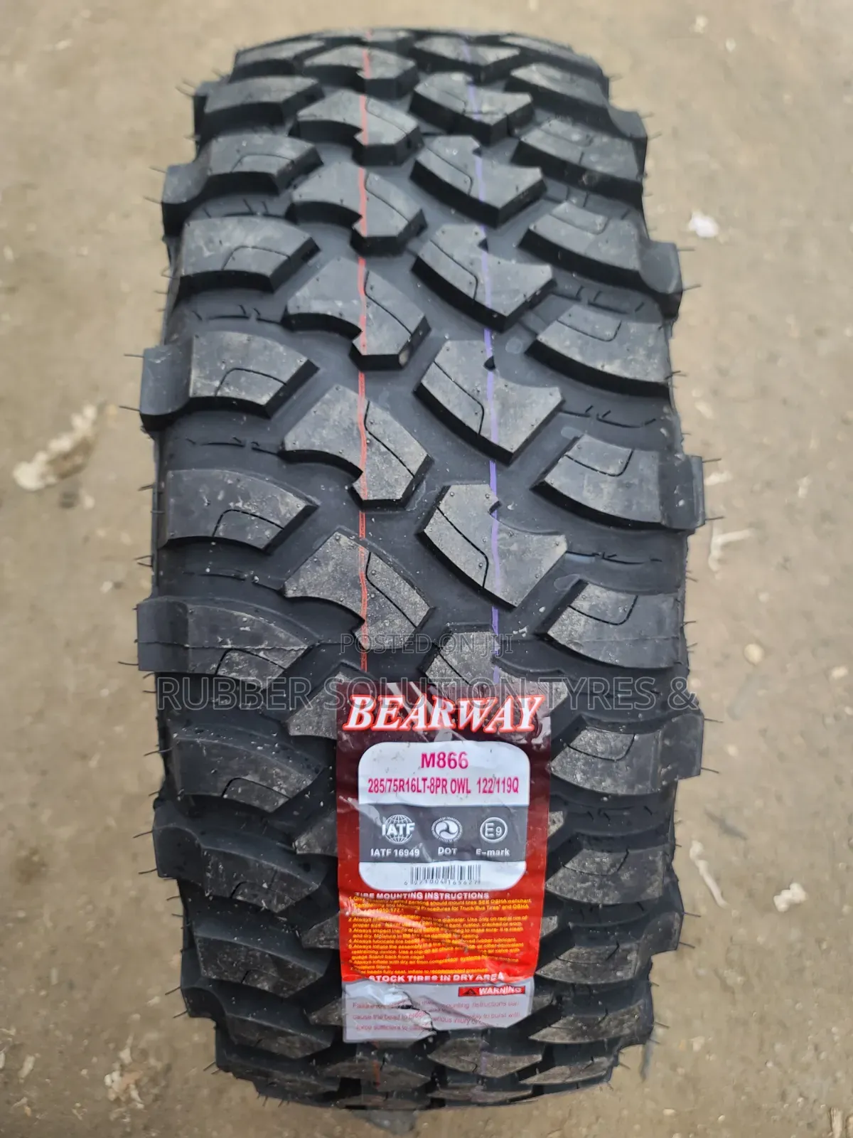 285 /75 R16 Bearway Tyres M/T M866 Mud-Terrain