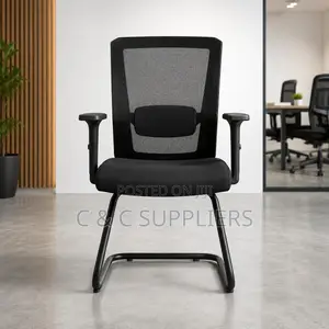 Orthopedic Visitor's Chair With Adjustable Arms