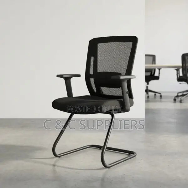 Orthopedic Visitor's Chair With Adjustable Arms