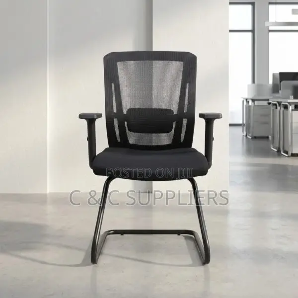 Orthopedic Visitor's Chair With Adjustable Arms