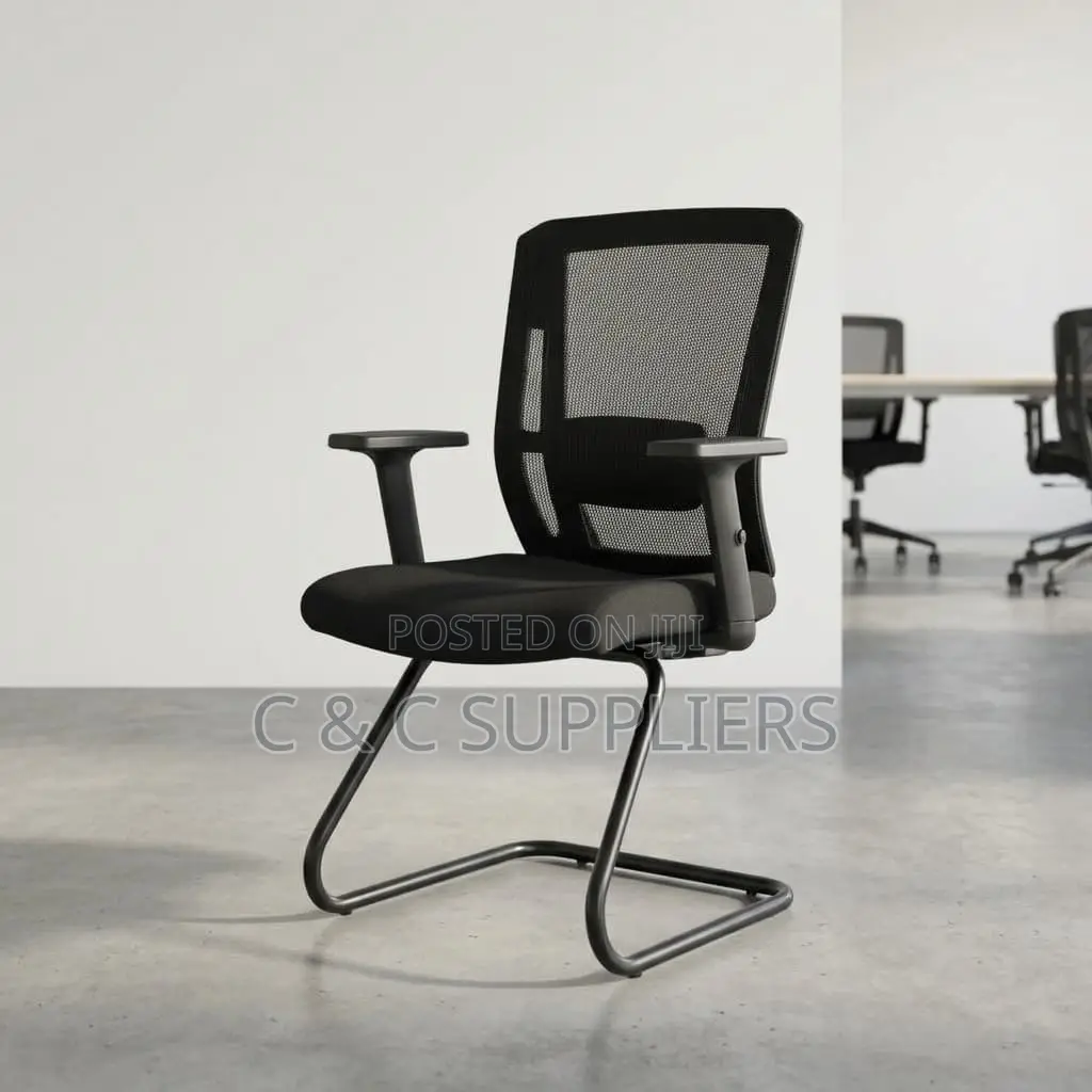 Orthopedic Visitor's Chair With Adjustable Arms