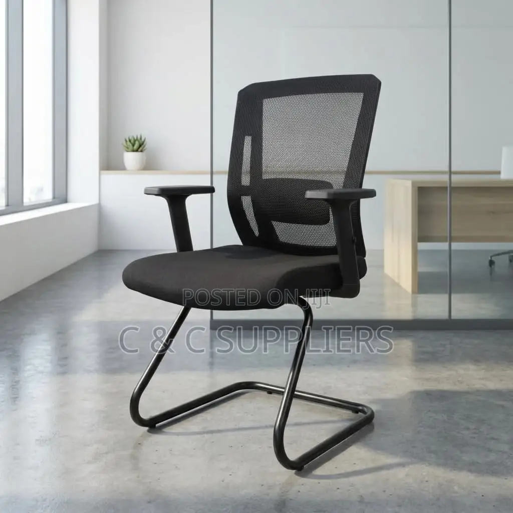 Orthopedic Visitor's Chair With Adjustable Arms