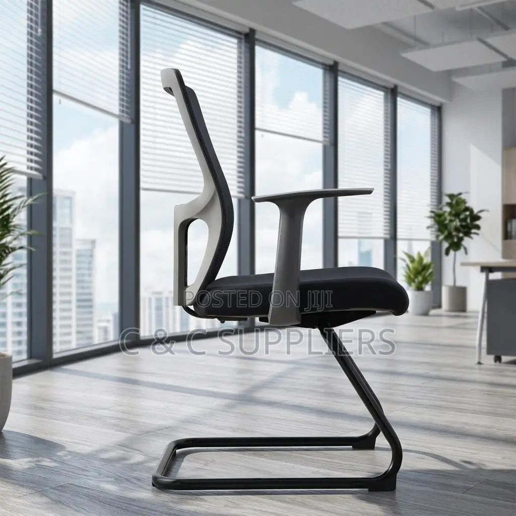 Orthopedic Visitor's Chair With Adjustable Arms